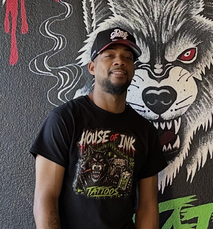 Bam, tattoo artist at House of Ink