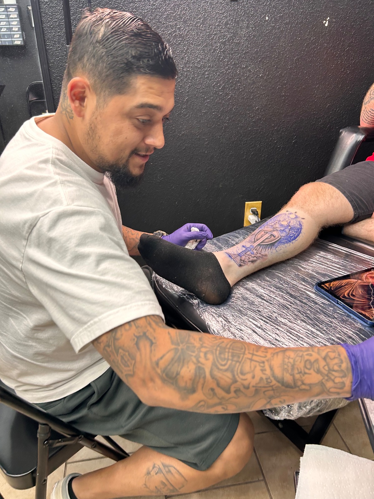 Tattoo work by Dinero