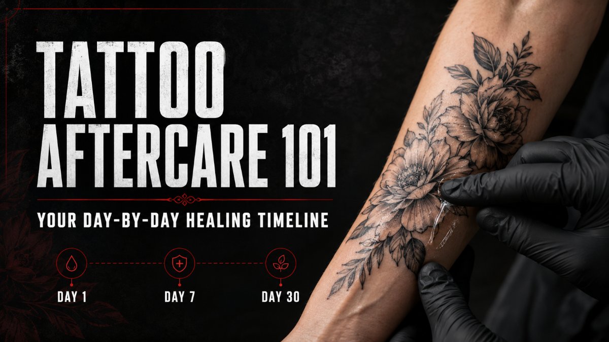 Tattoo Aftercare 101: Your Day-by-Day Healing Timeline